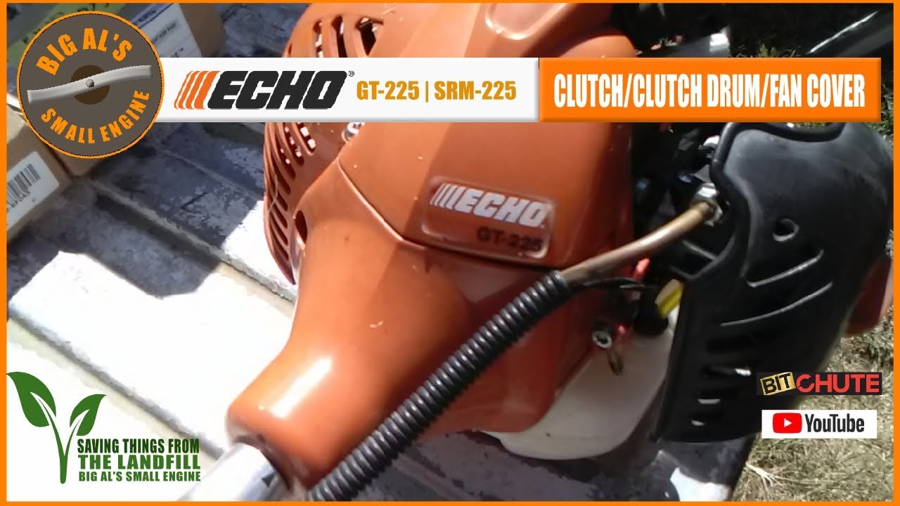 Замена барабана/корпуса вентилятора сцепления ECHO GT 225