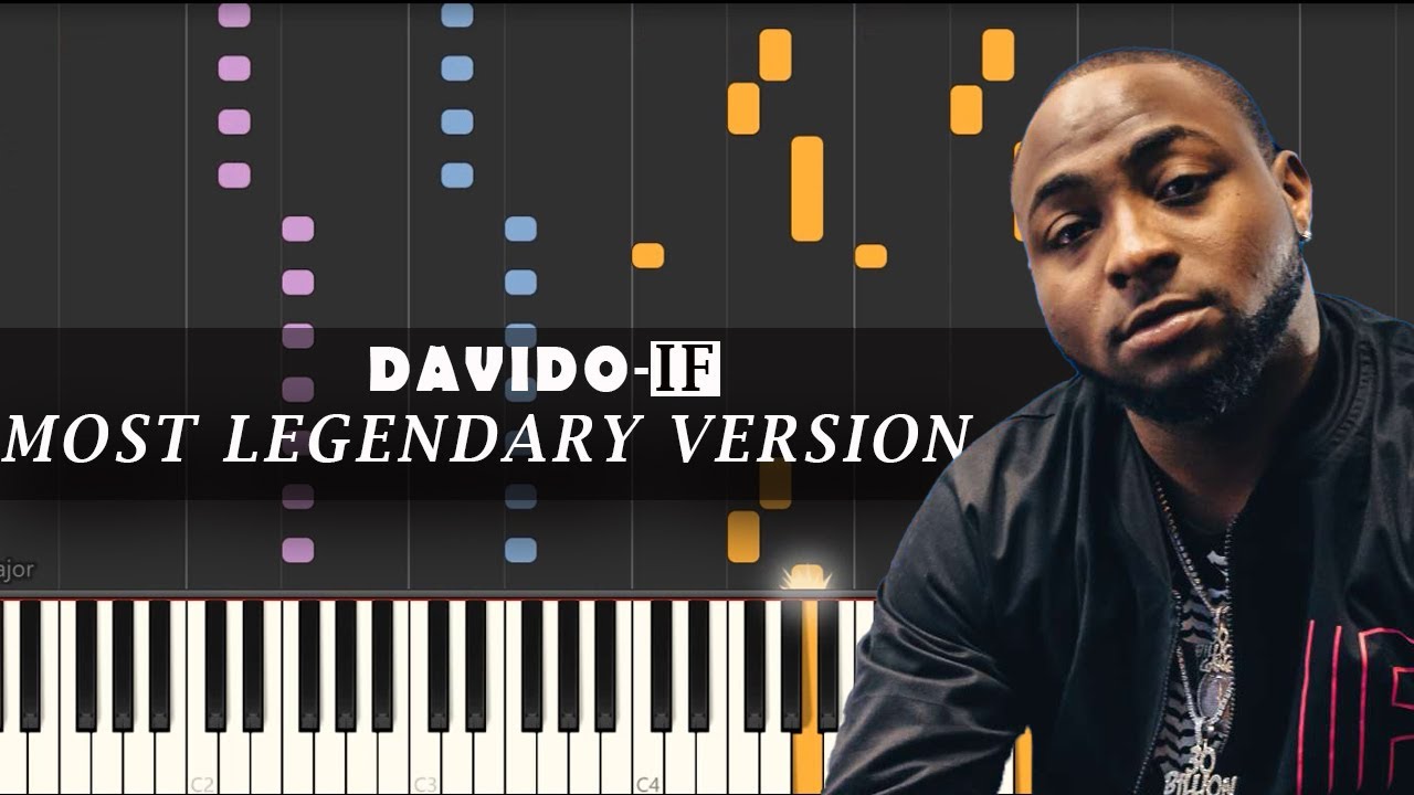 Most LEGENDARY VERSION// Davido - IF [Piano Tutorial by Bavadolf Piano]