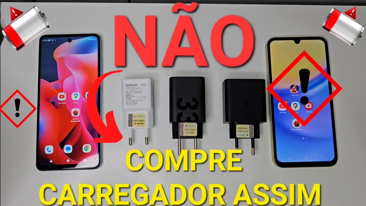 Usar CARREGADOR de outra marca no celular Samsung Pode danificar bateria?