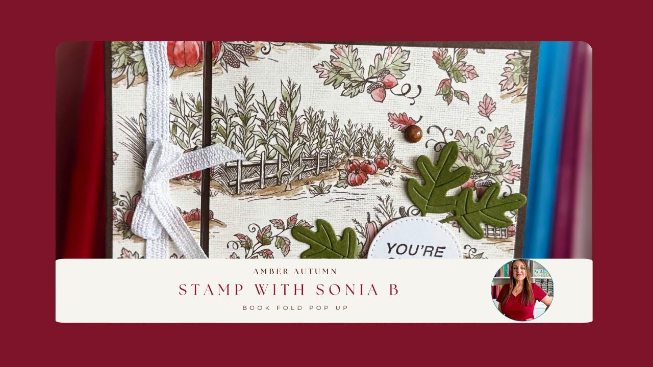 Книжка-раскладушка Pop Up Fun Fold - Amber Autumn - Stampin' Up!