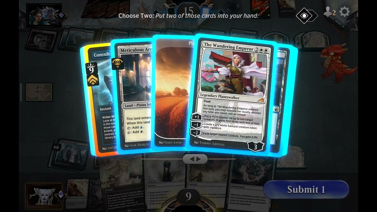 Pioneer - Azorius control vs Jeskai control - MTG Arena