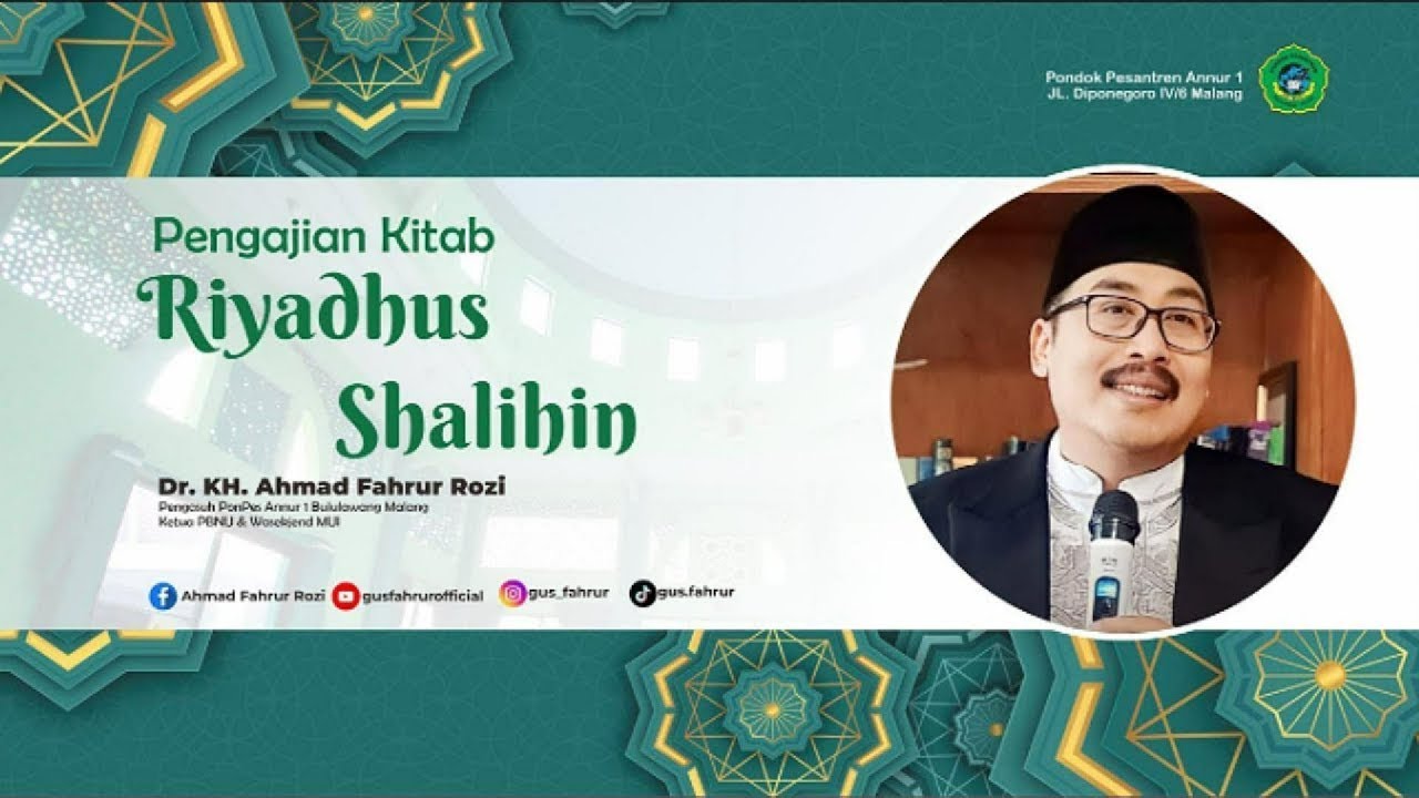 PENGAJIAN ONLINE || Kitab Riyadhus Shalihin