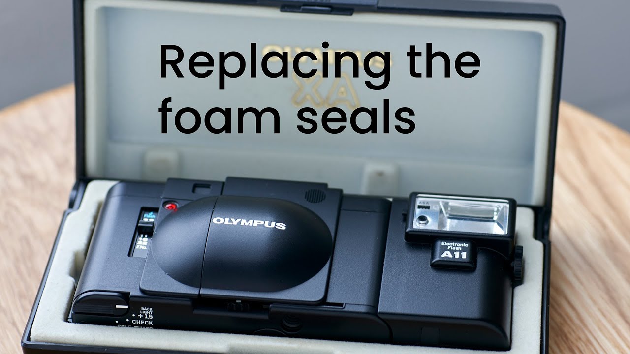How to replace the light seal on an Olympus XA