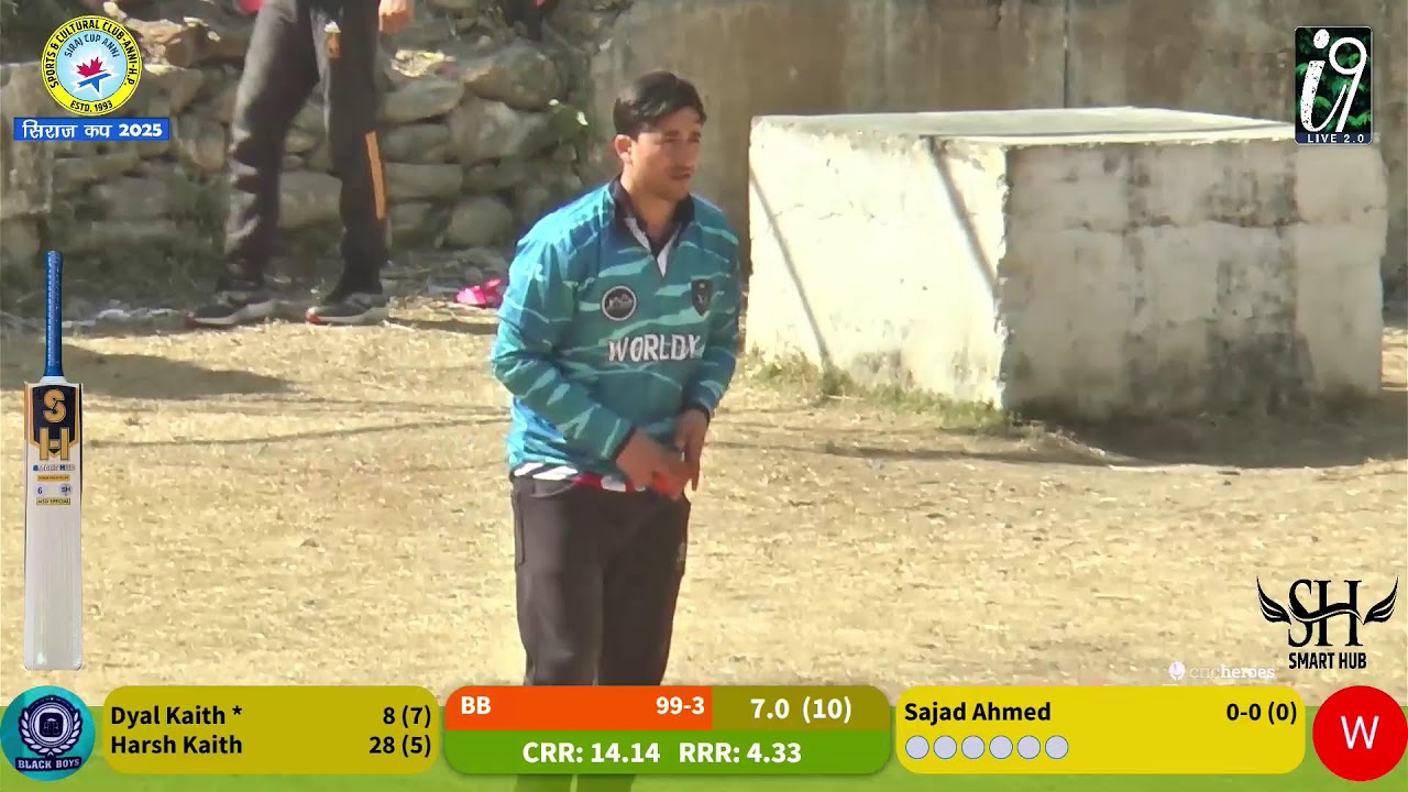 SIRAJ CUP 2025 2nd QUARTER FINAL MATCH NO. 121 BLACK BOYS VS WORLD XI