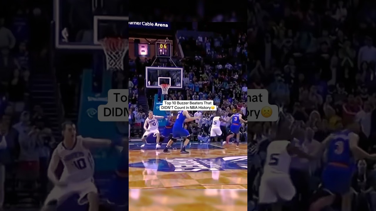 Top 10 Buzzer Beaters That DIDN&rsquo;T Count in NBA History!☹️