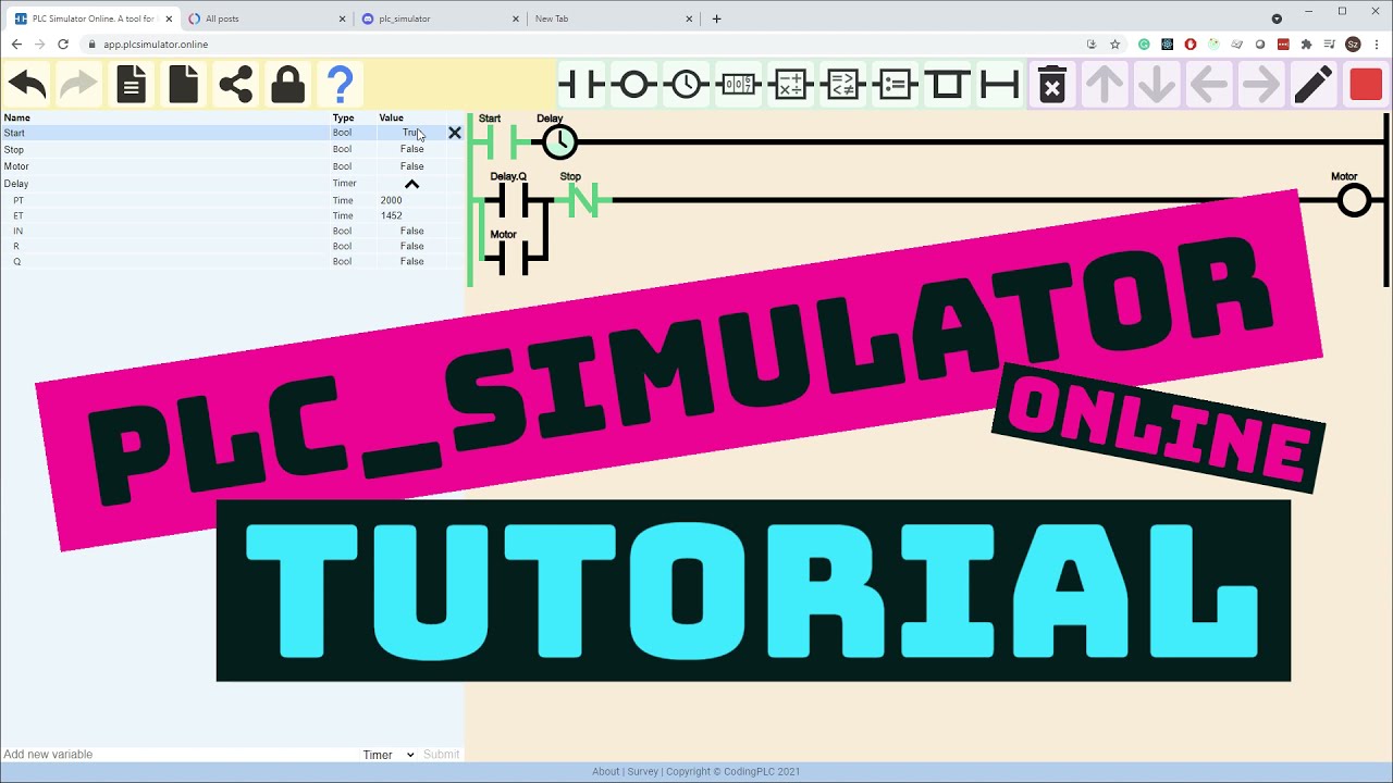 Как использовать PLC Simulator Online | руководство