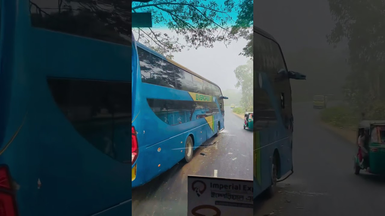 ২৯৩৩ EVERGREEN Suite-Class Bus Accident💔💔 