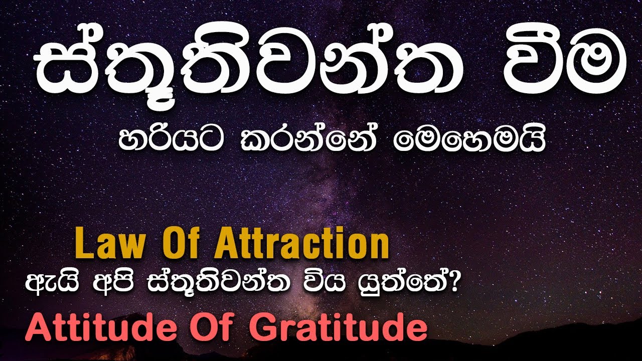 What is Gratitude Explained in Sinhala | Grateful Sinhala | Growth Sense
