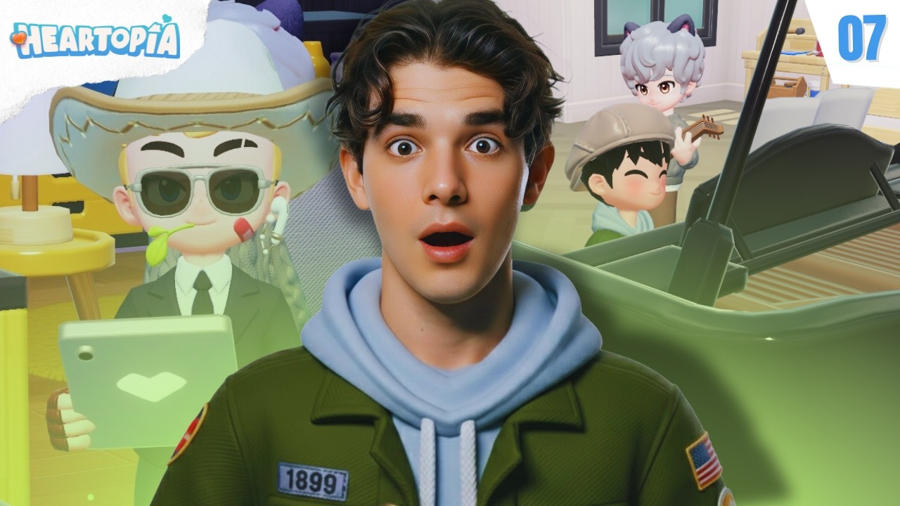 🧁 1.07 – JOGUEI HEARTOPIA COM OS MEMBROS DO CANAL E SURGIU UM CORRETOR DE IMÓVEIS 🏡👀 | HEARTOPIA