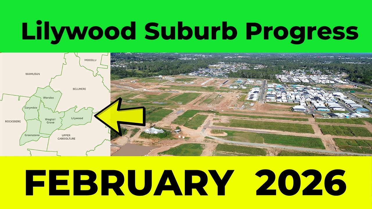 Lillywood Suburb Construction Update – February 2026 – Drone 4K