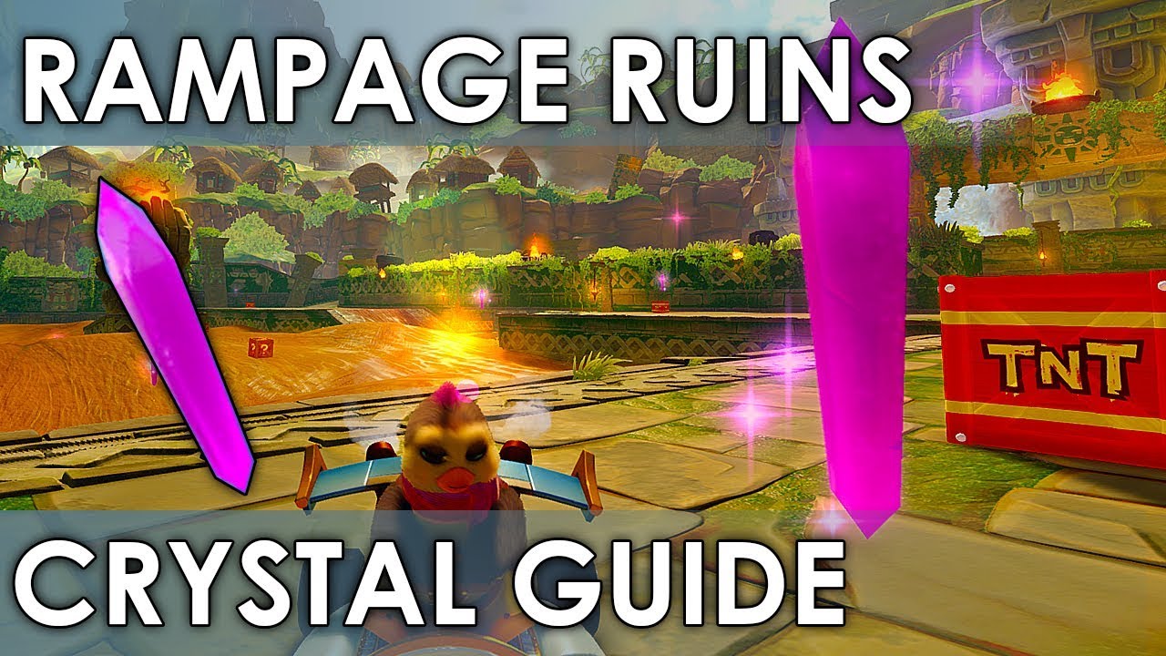 Crash Team Racing Nitro - Fueled - Crystal Challenge - Rampage Ruins (Guide)