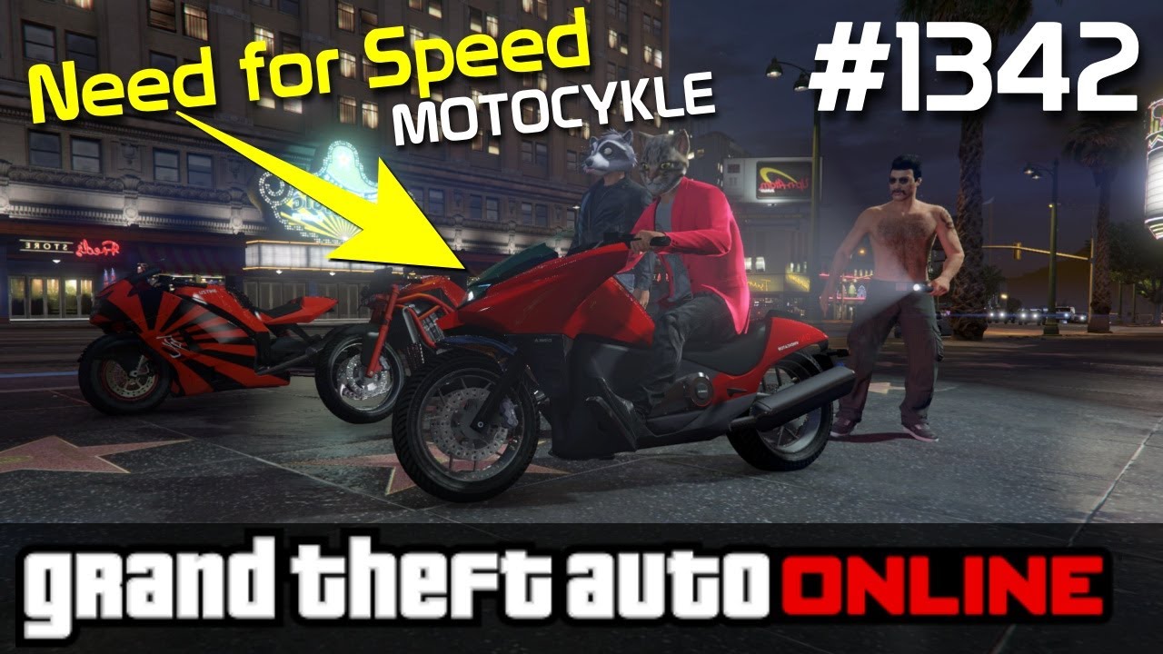GTA 5 PC Online Po Polsku [#1342] Need for Speed MOTOCYKLE?! /z Bertbert & Skie