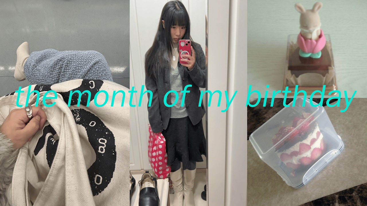 소녀의 생일은 한 달 / 1월 기록 브이로그
