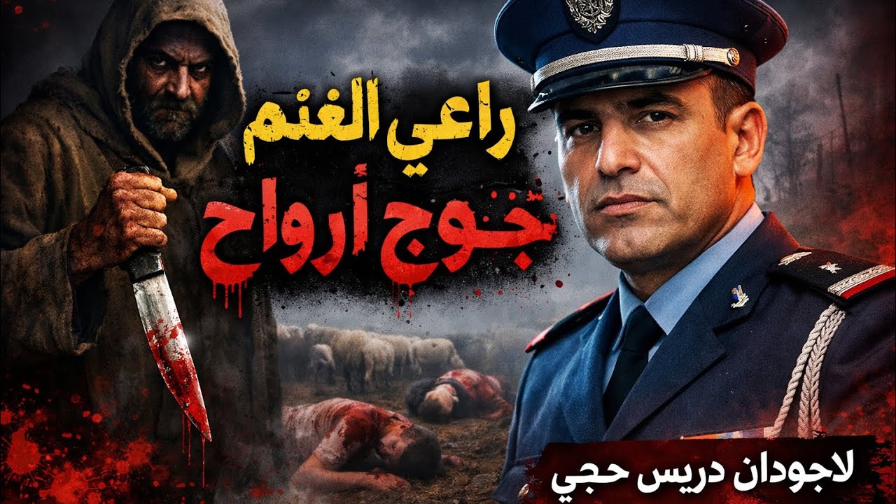 قصة مشوقة وفيها عبرة راعي الغنم قتل جوج نساء بلموس بدافع السرقة ،مع لاجودان سي دريس حجي 