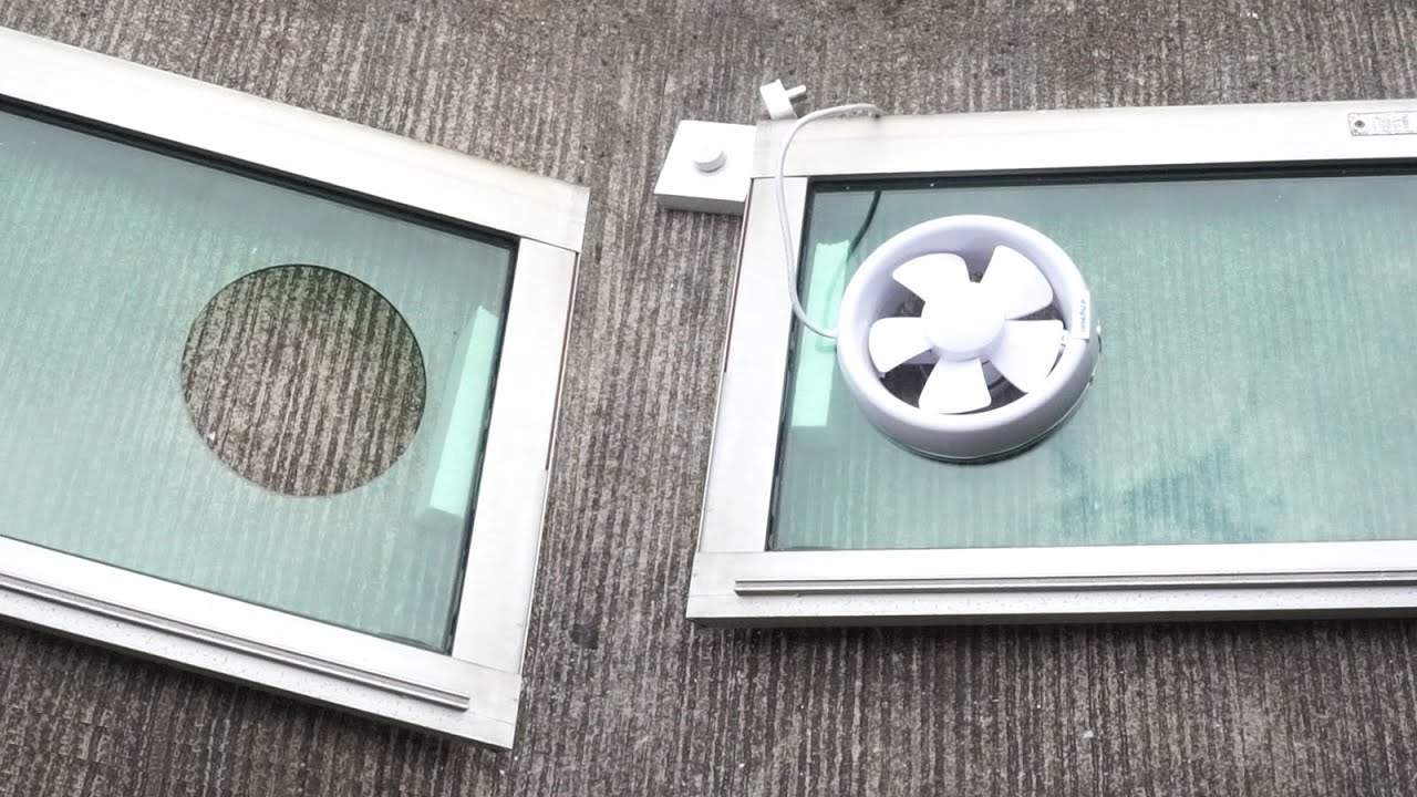 Cut a Hole In Glass For Ventilating Fan 玻璃开孔不求人，这种方法让新手也能在玻璃上敲出完美圆孔。