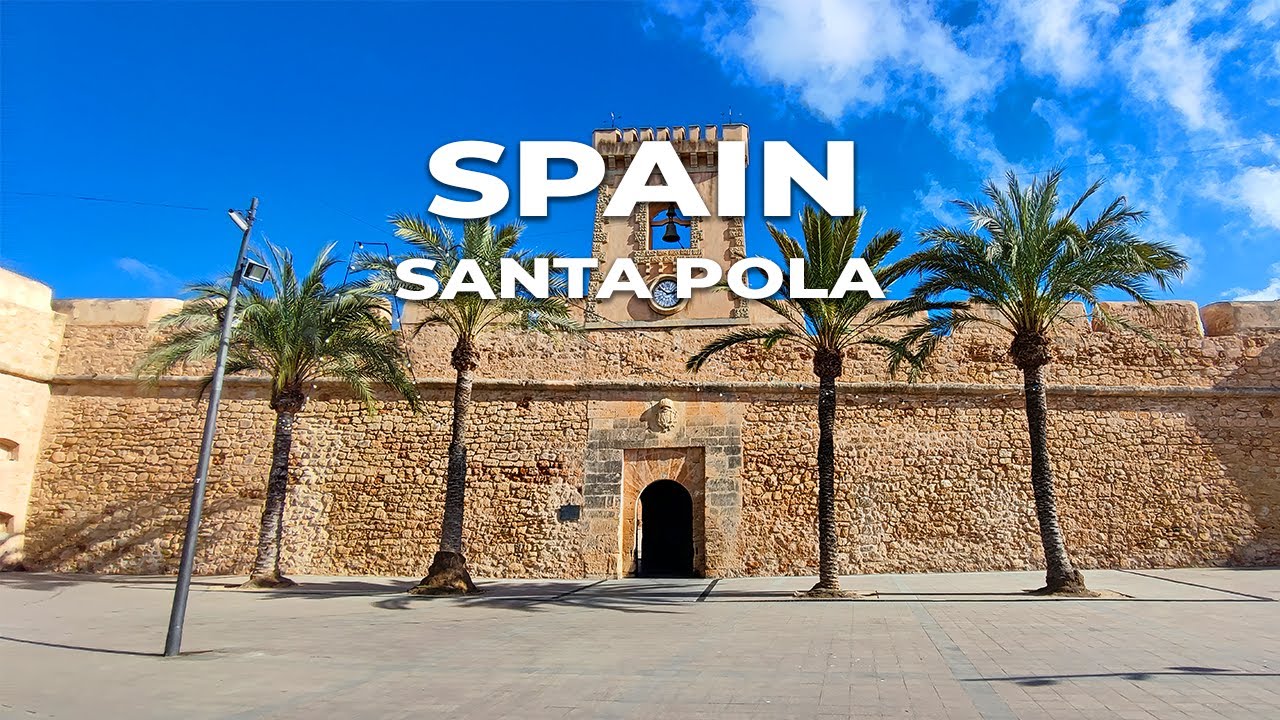 Santa Pola Spain 🇪🇸 Walking Tour | Best of Costa Blanca 4K