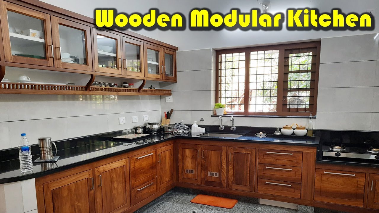 Latest Wooden Modular Kitchen | माड्यूलर किचन | Modern Kitchen Design Ideas with Wooden Cabinets