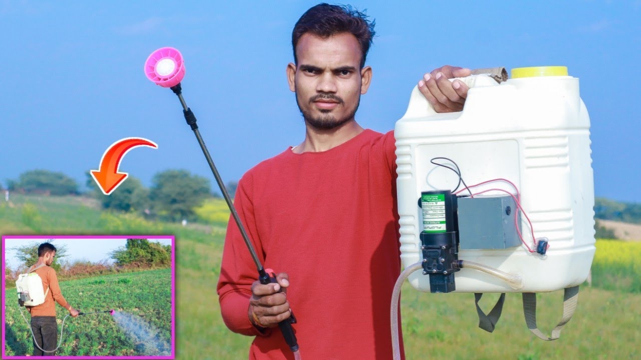 केवल 500रू मे बनाओ दवा छिङकने की मशीन || How To Make Rechargeable Spray Machine