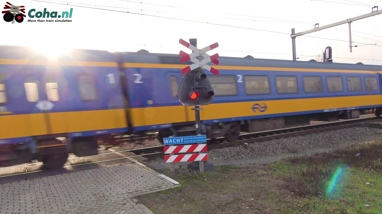 Aki Spoorwegovergang Breda -😍4K😋 // Dutch railroad crossing