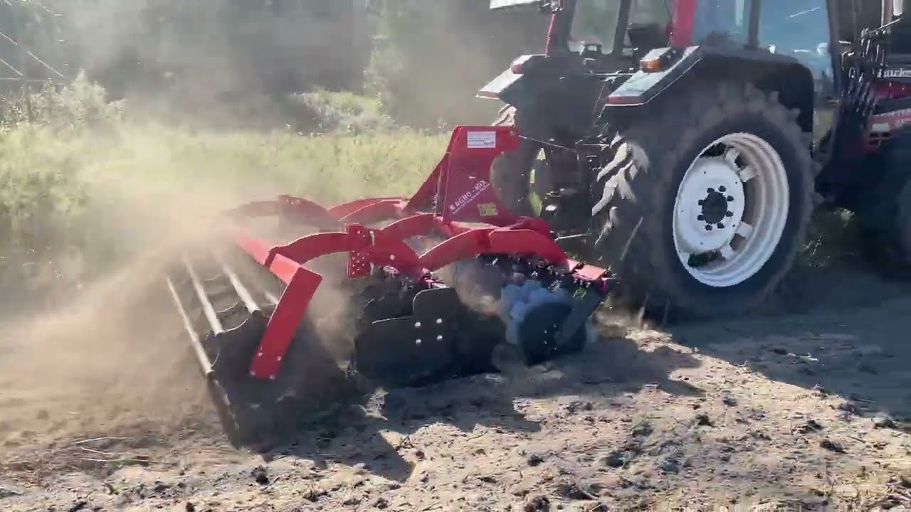Test BRONY talerzowej 2,5m  wał rurowy AGRO  MIX