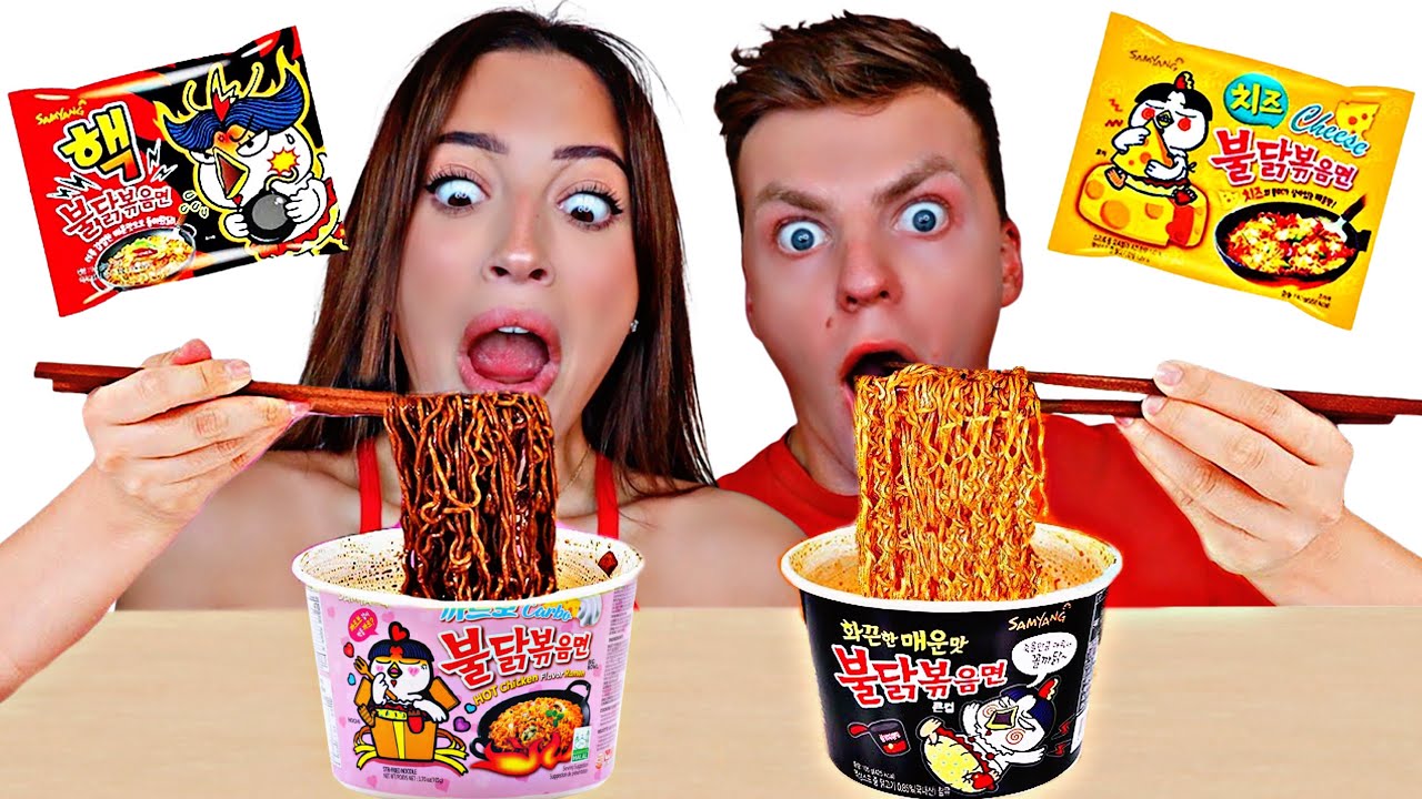 Mukbang Fire Spicy Noodle Challenge | JACK PAYNE