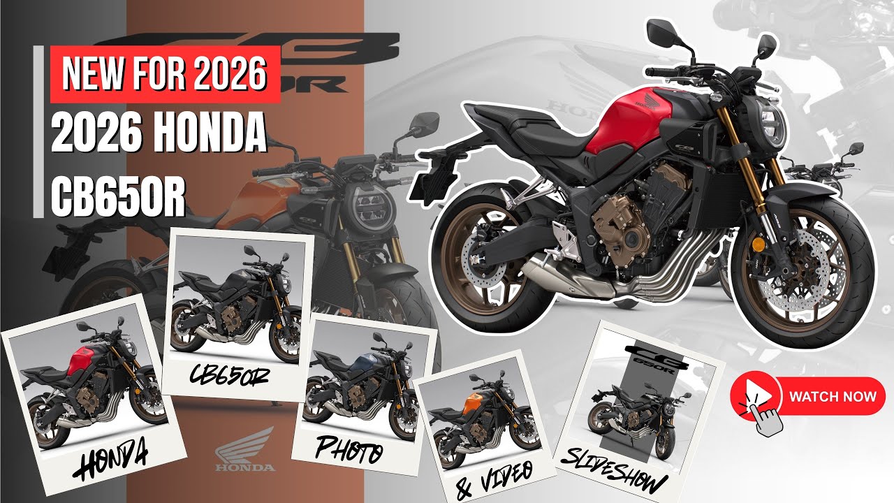 New Honda CB650R Colours Revealed for 2026!