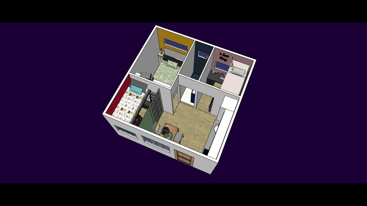 MINI PISO 5X5 CON 3 HABITACIONES!! INCREIBLE PERO CIERTO