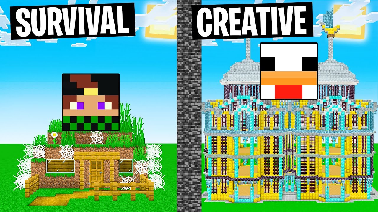 CASA SURVIVAL MARCY vs CREATIVA BELLAFACCIA - Minecraft ITA
