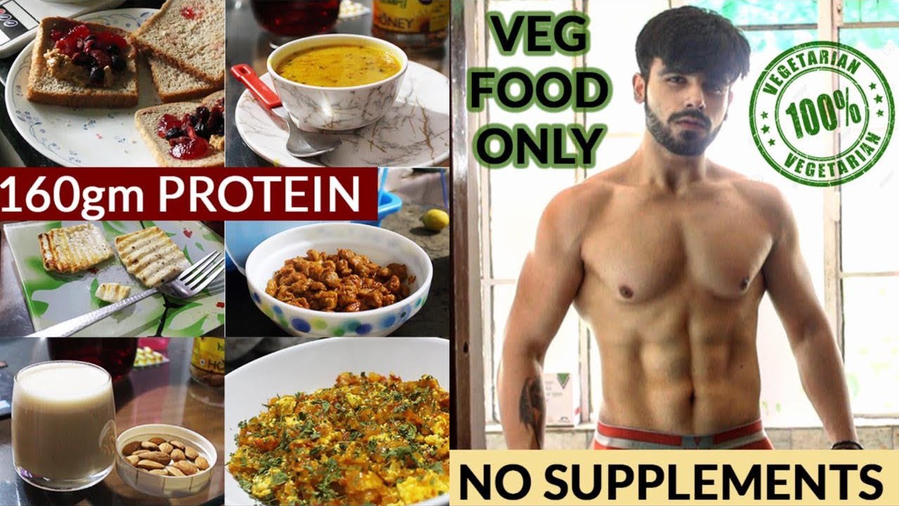 Full Day of Eating Vegetarian for Fat Loss/Muscle Building| No Whey Needed