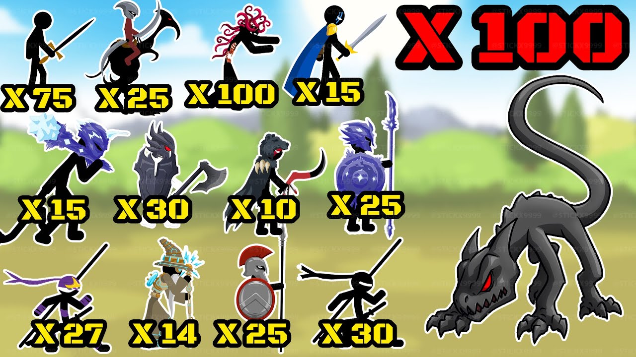 Can 13 Unit Teams Survive Against 100 Deadly Crawlers?⚔️ STICK WAR SAGA HACK 💥 Stickx9999