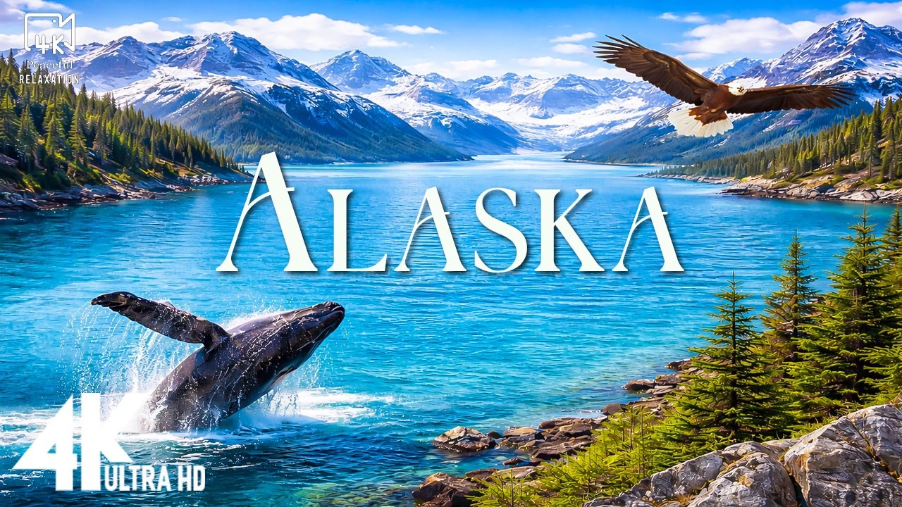 Alaska Nature 4K - Stunning Landscapes | Majestic Wilderness & Relaxing Piano Music