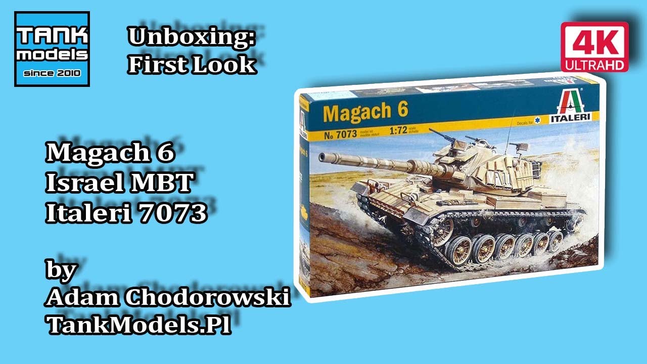 Unboxing #108 - Magach 6 - Italeri 7073