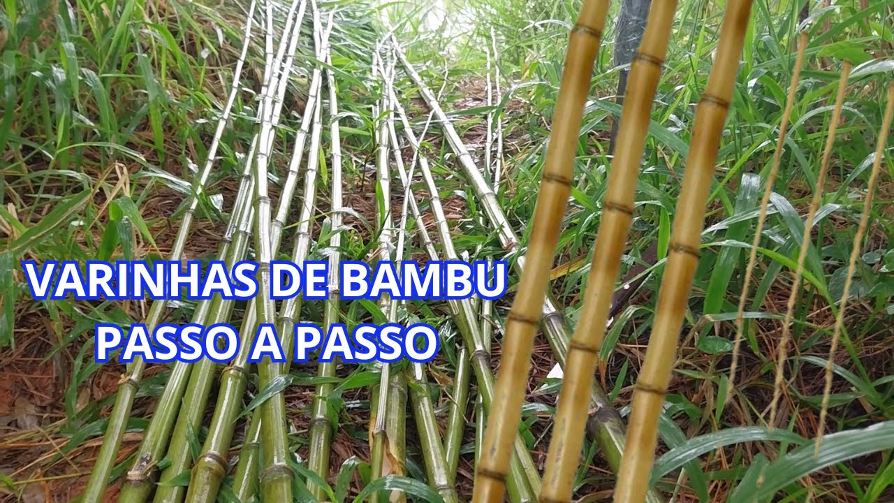 Como fazer varinhas de bambu para pesca - desde a colheita passo a passo