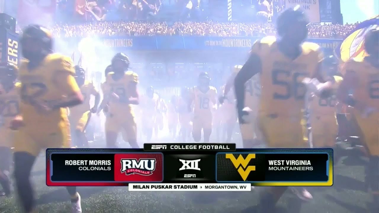 NCAAF 2025 08 03 Robert Morris at West Virginia 720p60