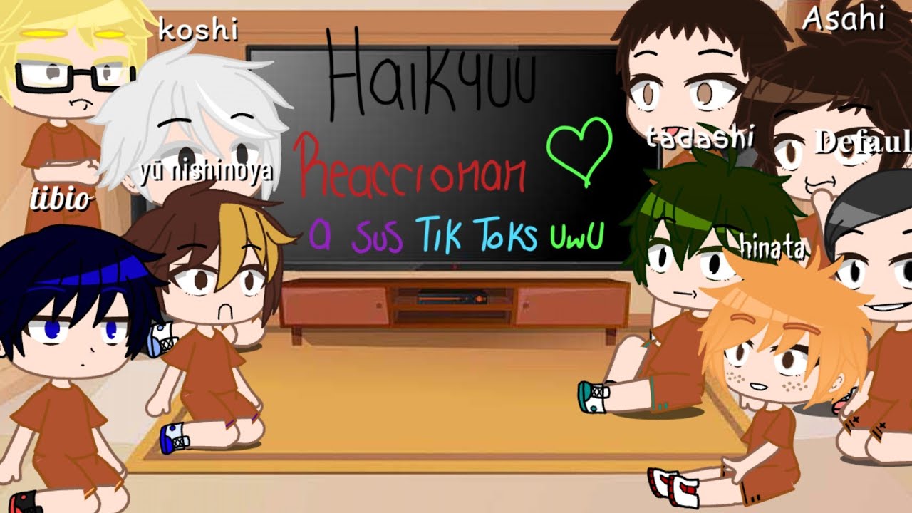 Haikyuu reaccionan a sus tiktoks Yaoi XD ❤️❤️