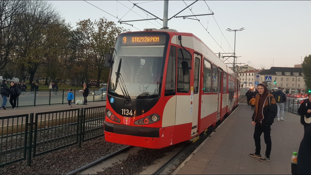 [GAiT] Düwag N8C-NF #1134 - linia 9, kierunek Strzyża PKM
