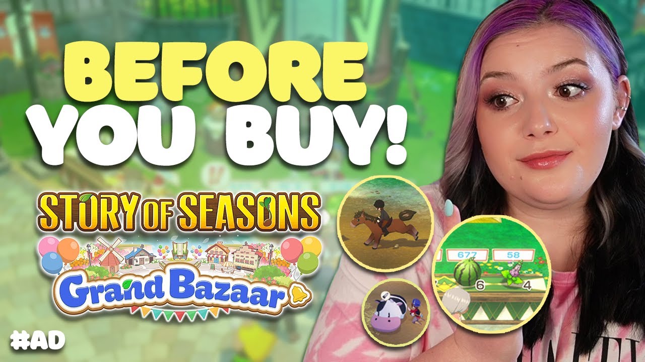 Everything You NEED to Know About Story of Seasons: Grand Bazaar! (Exclusive Gameplay Footage!)