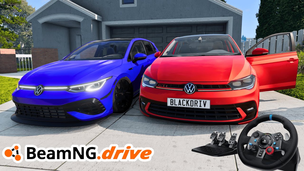 Встречайте Polo VW в BeamNG Drive. Всё пошло не так 😱