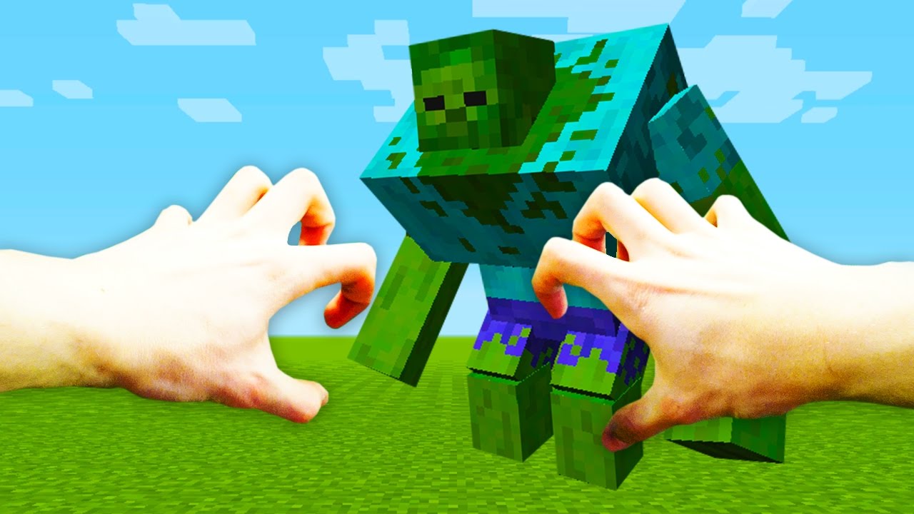 РЕАЛИСТИЧНЫЙ MINECRAFT - СТИВ ПРЕВРАЩАЕТСЯ В ЗОМБИ!