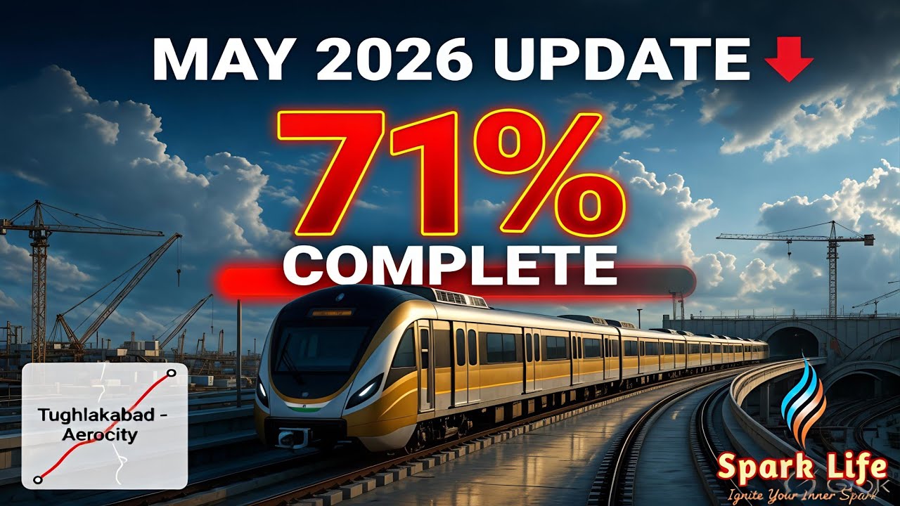 Delhi Metro Golden Line | May 2026 Update | Spark Life