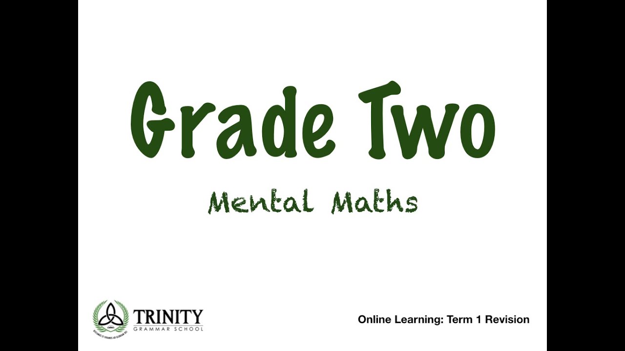 Grade 2 Mental Maths