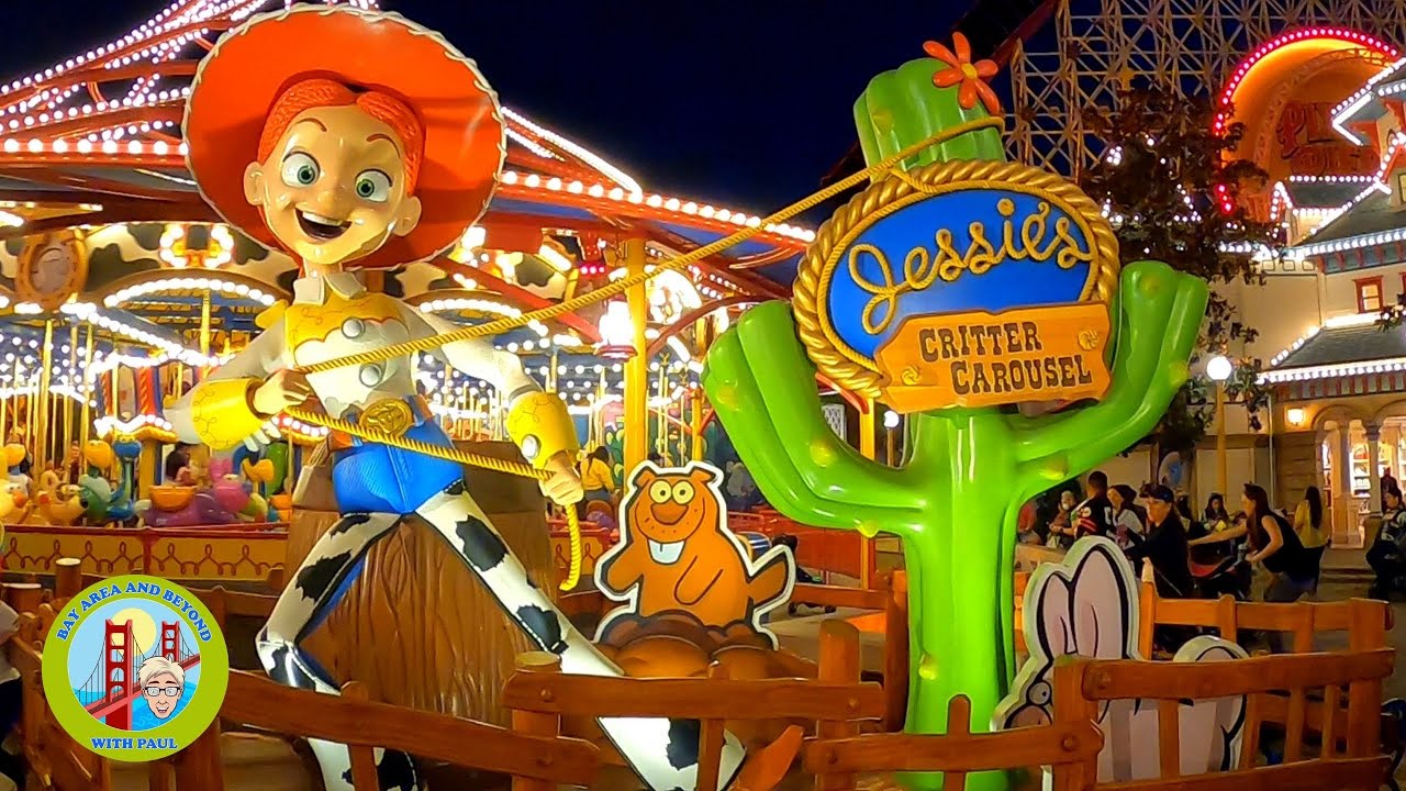 NEW Jessie's Critter Carousel in California Adventure at Disneyland