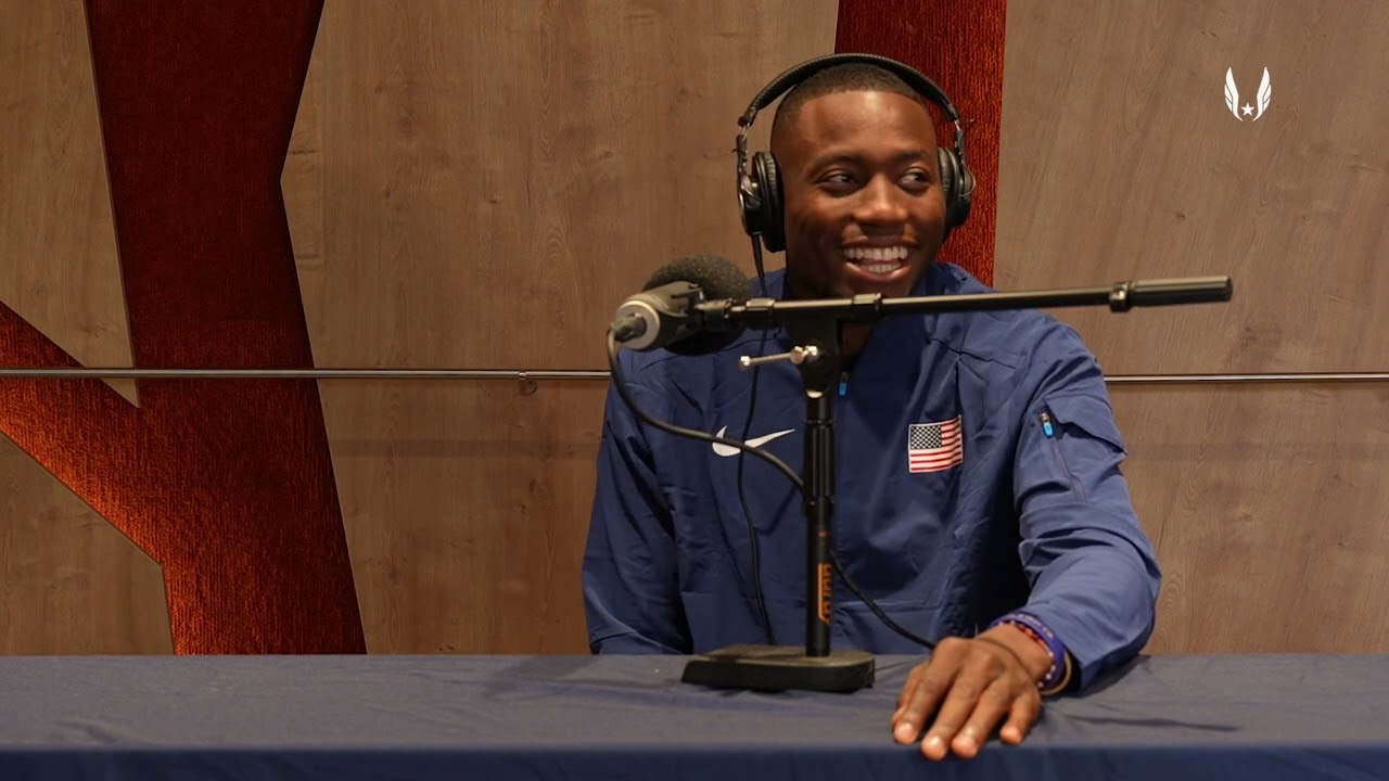 Journey to Gold Zone Podcast featuring Grant Holloway from Budapest23