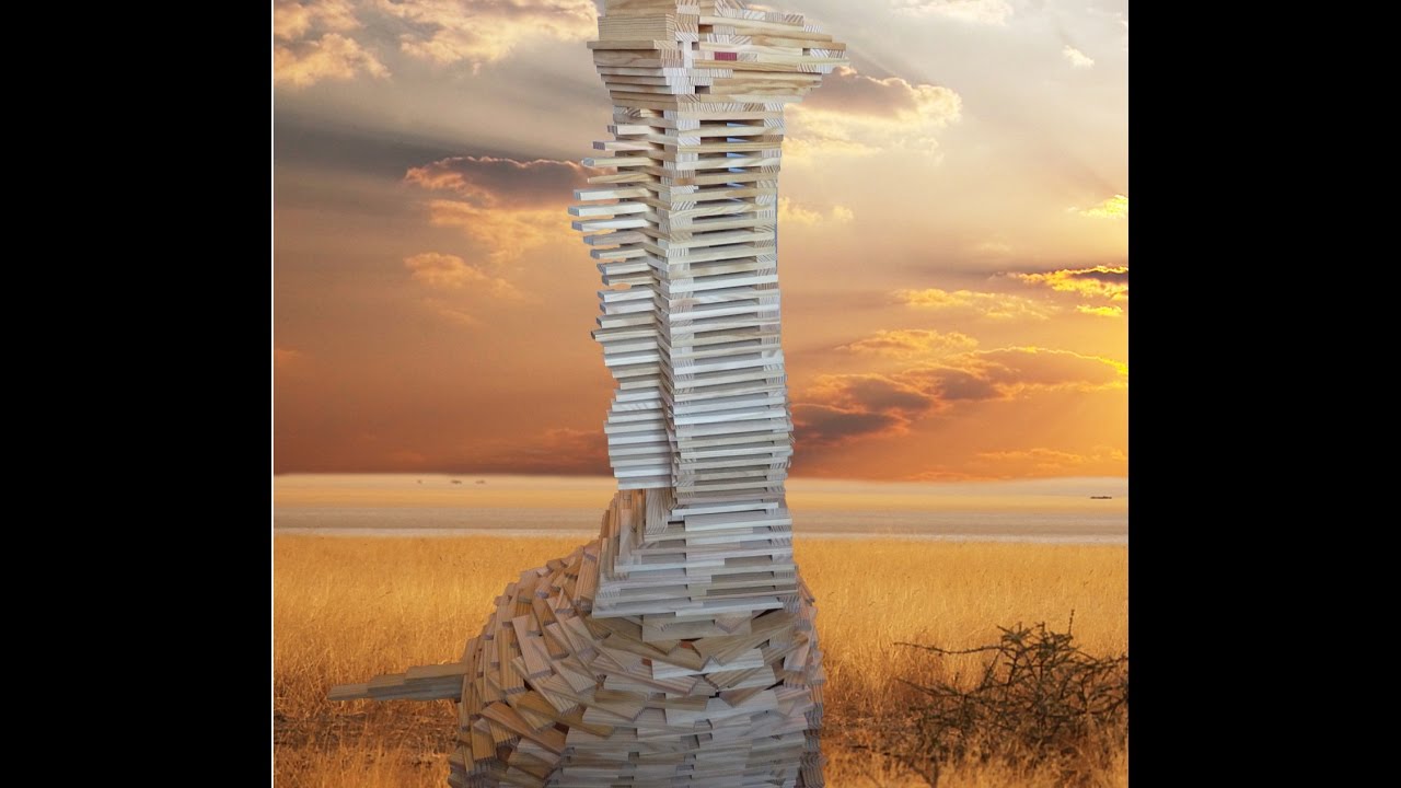 Kapla building : The Giraffe #7