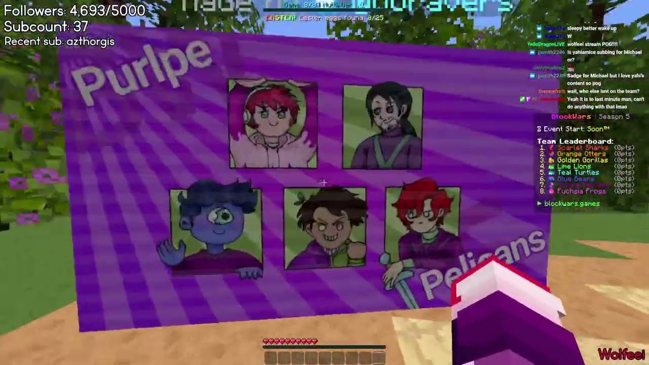 BLOCK WARS 5 w/ TapL, RedVelvetCake, Yahiamice & Nukeri (VOD)