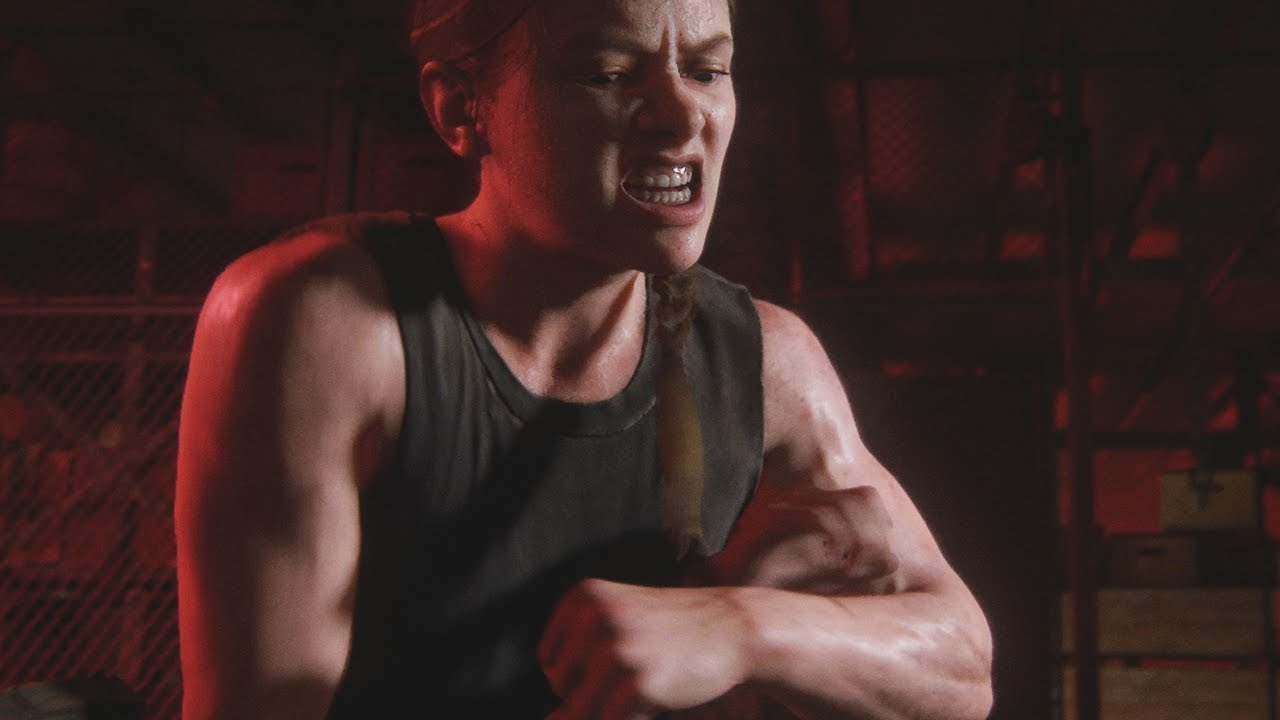 Abby's muscle mass is impossible in the narrative of TLOU2