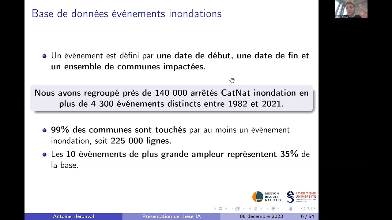 Contributions des données de l’assurance à l’étude des risques naturels