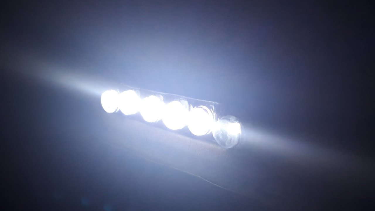 How to make a Light Bar for RC trucks / DIY / at home