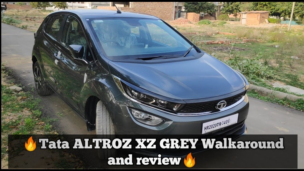 Walkaround and review of💥 TATA ALTROZ XZ GREY 💥| INTERIOR & EXTERIOR | Tata Altroz | Baleno Rival