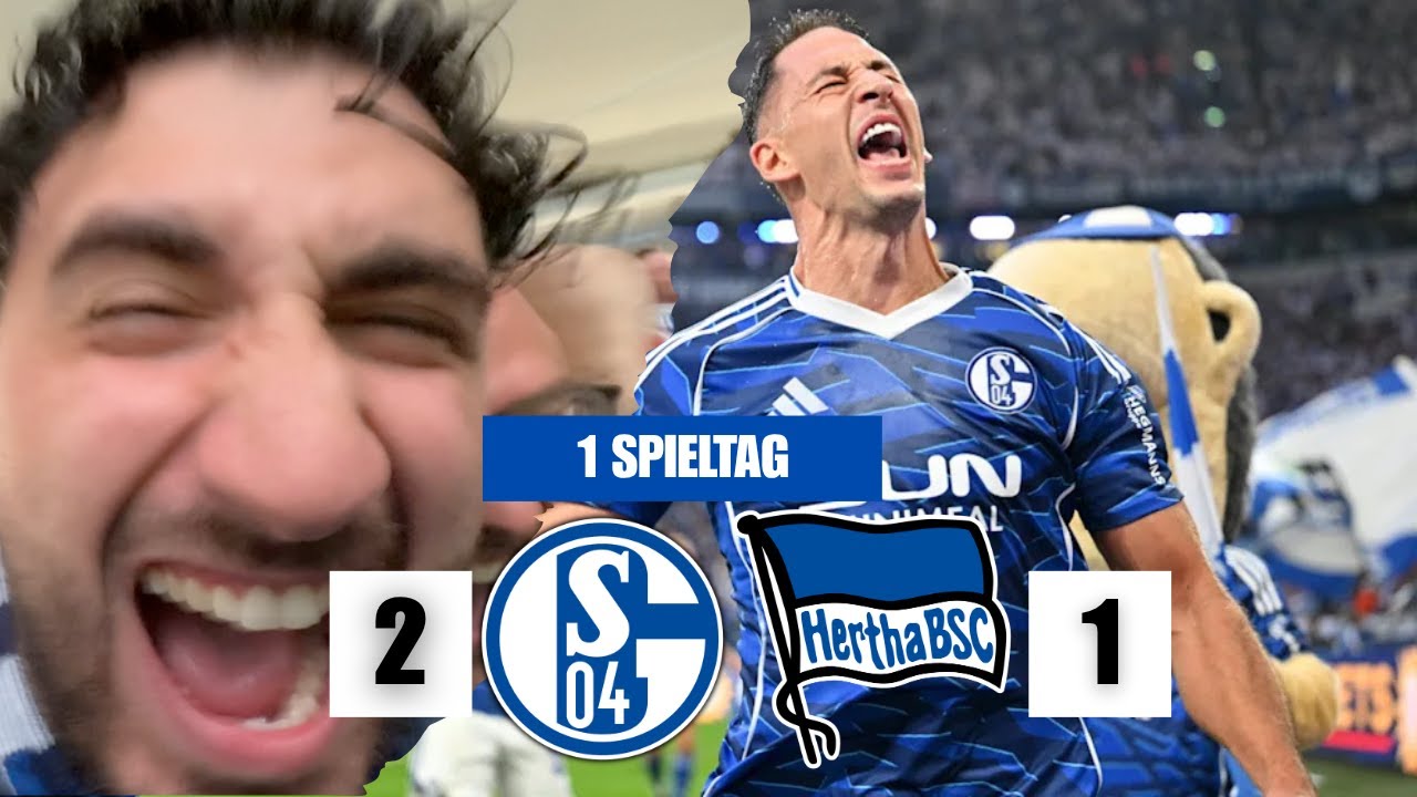 Das war KEIN ZWEITLIGA FUßBALL 😍!! l Schalke VS Hertha Stadionvlog 🔥